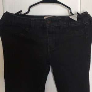 Hollister black faded jeans